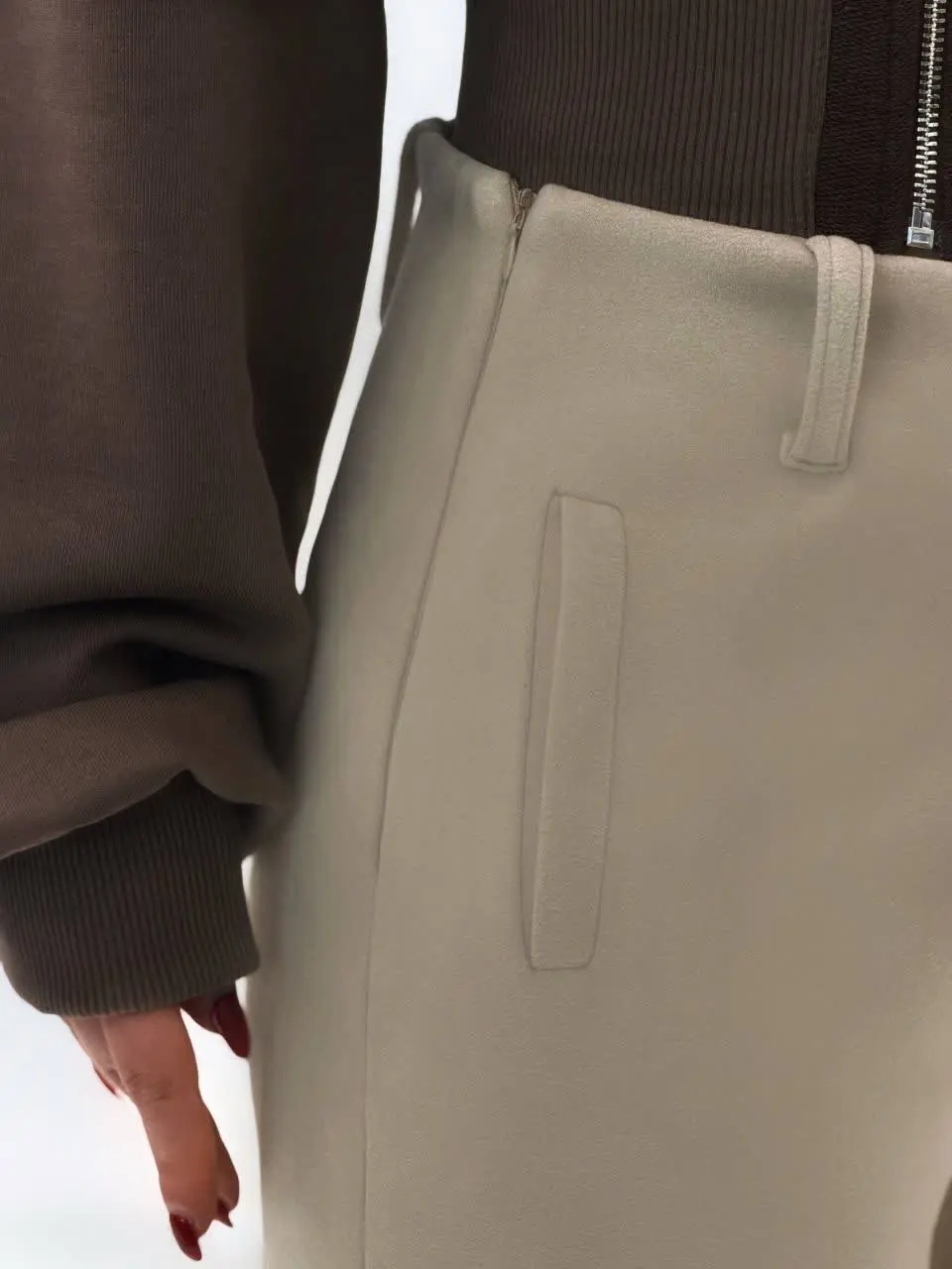 3713-شلوار نیم بگ فوتر